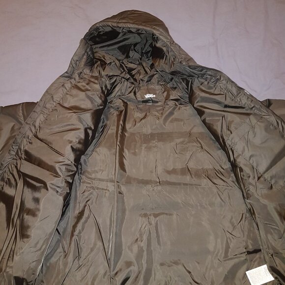 Vans Hillgate Puffer Jacket with Hood Size Large New With Tags - Picture 3 of 6